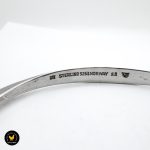 Hamret Tone Vigeland sølv armring PLUS Fredrikstad 1