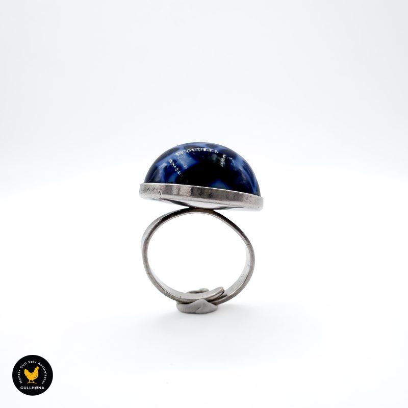 Anne Marie Ødegaard sølv porselen ring 3