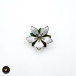 David Andersen flora sølv brosje smykke vintage 1