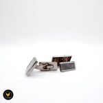 OXO Østrem sølv mansjett knapper 1
