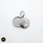 Sang amulett sølv anheng smykke 1