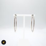 585 14 karat gull hoop øredobber 1-2
