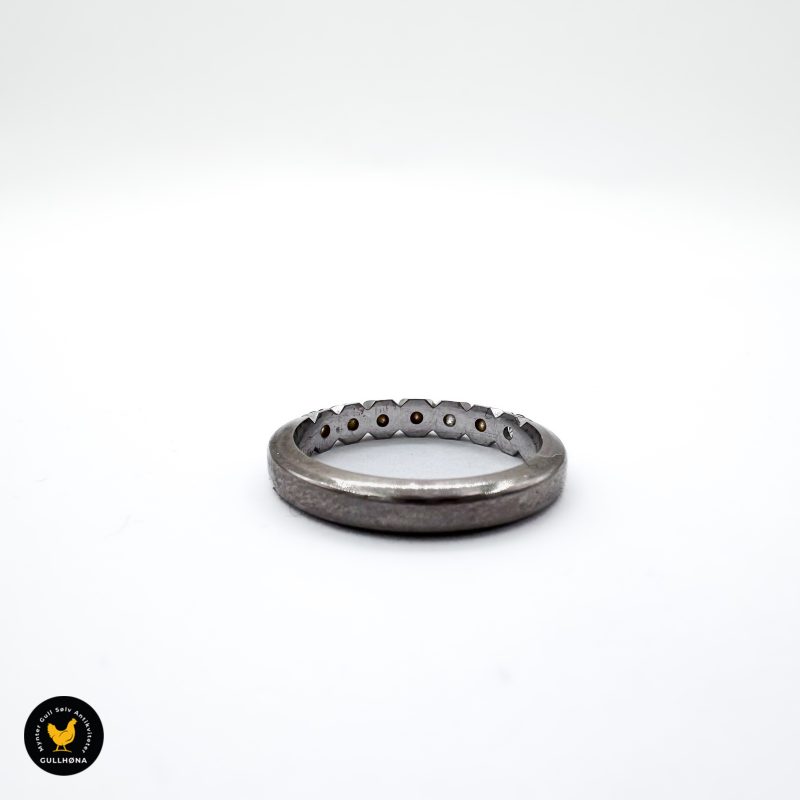 585 14 karat gull ring vintage diamanter 1