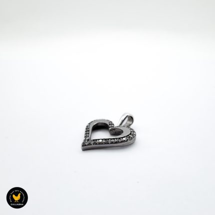 585 14 karat hvitt gull anheng 7