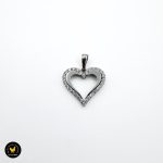 585 14 karat hvitt gull anheng 7