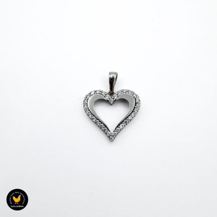 585 14 karat hvitt gull anheng 7