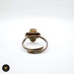 David Andersen Kikki Kval blåklokke vintage smykke ring emalje flora 3