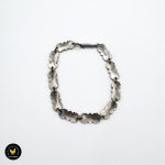 Vintage sølv rød emalje smykke armbånd 3
